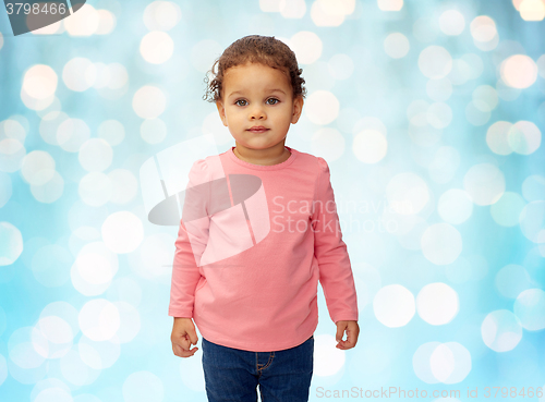 Image of beautiful little baby girl portrait
