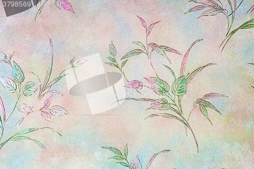 Image of Background image of flowers in pastel colours.