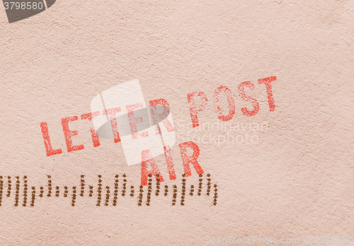 Image of  Letter post air vintage