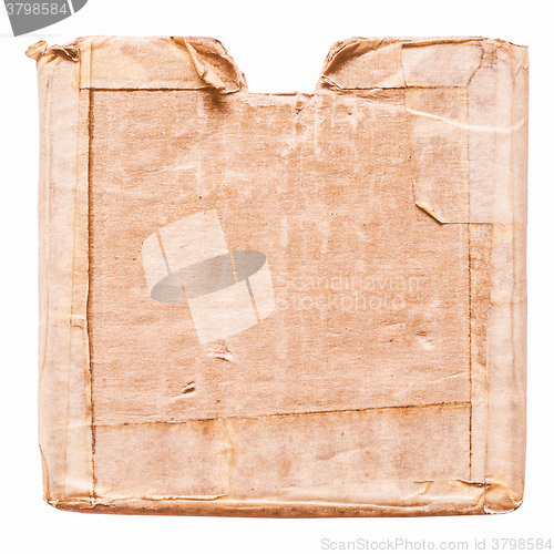 Image of  Grunge cardboard box vintage