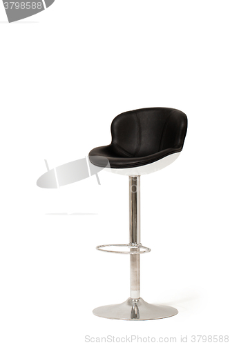 Image of Leather bar stool