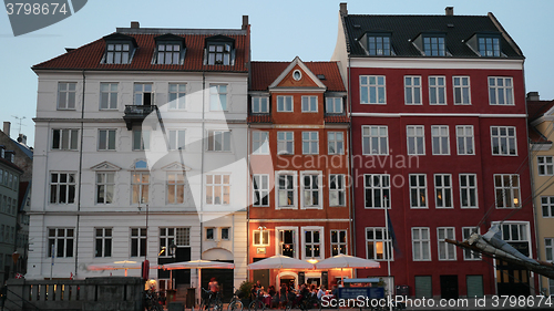 Image of Danish apartments with unique roofs