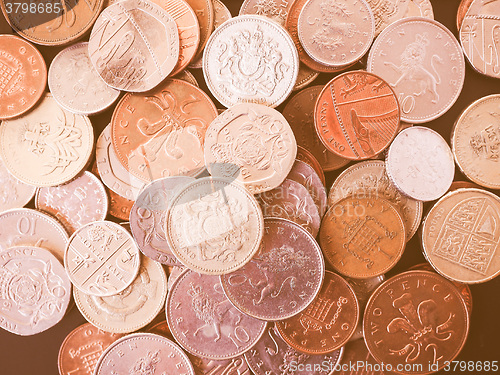 Image of  UK Pound coin vintage