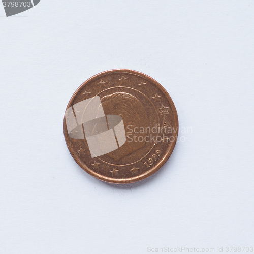 Image of Belgian 1 cent coin