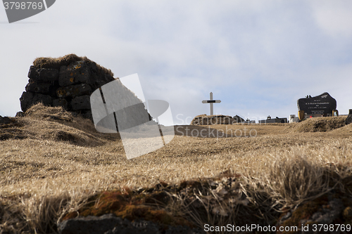 Image of Graveyard at the black church of Budir