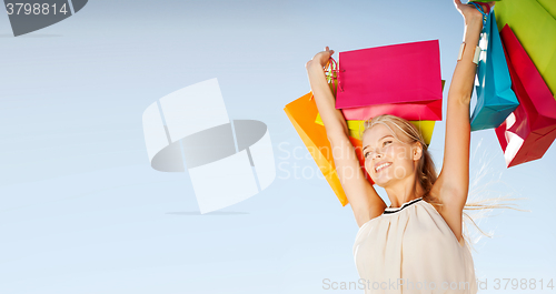 Image of woman with shopping bags