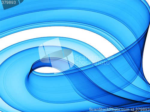 Image of blue dynamic abstraction