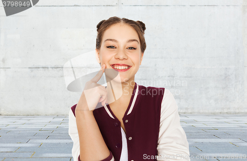 Image of happy smiling pretty teenage girl