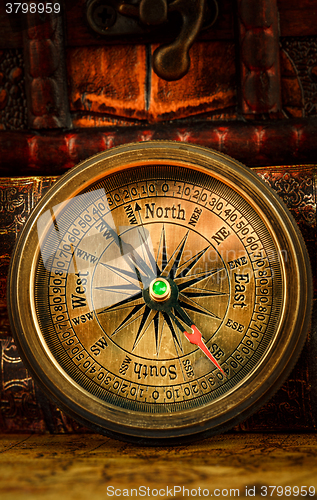Image of Old Books and Vintage pocket watch