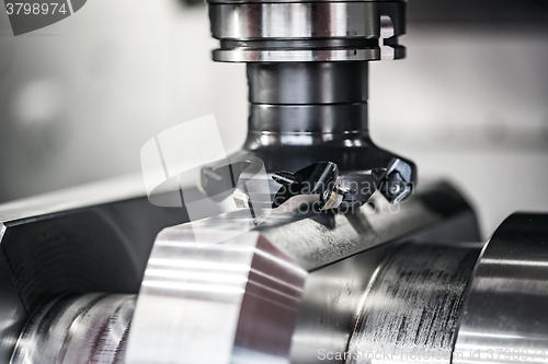 Image of Metalworking CNC milling machine.