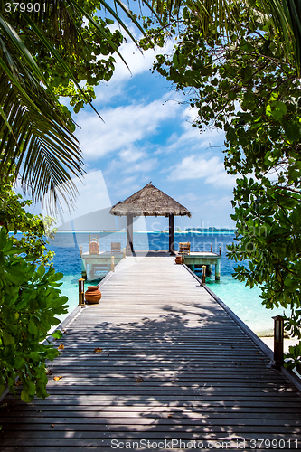 Image of Maldives, a place on the beach for weddings.