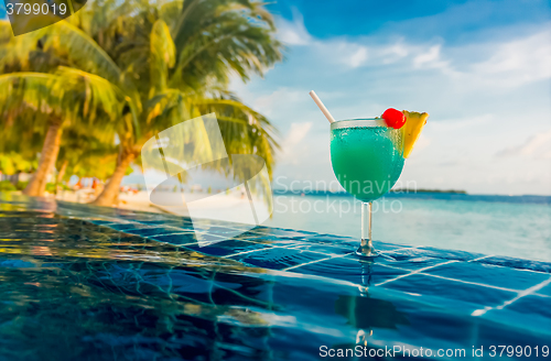 Image of Cocktail near the swimming pool