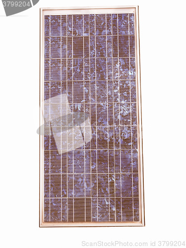 Image of  Solar cell panel vintage