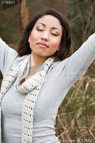 Image of Beautiful african american woman