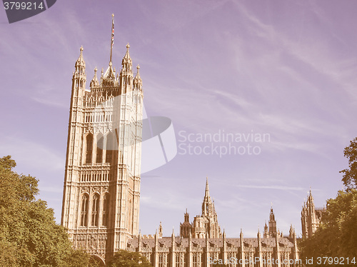 Image of Houses of Parliament vintage