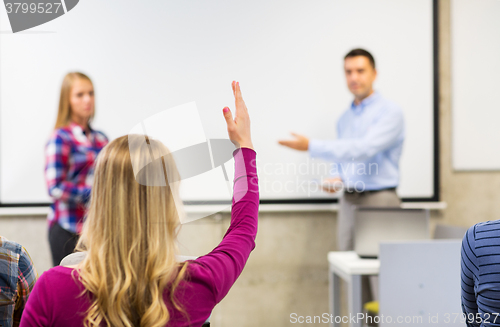 Image of group of students in lecture hall