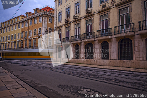 Image of Long exposure shot. Travel and city life