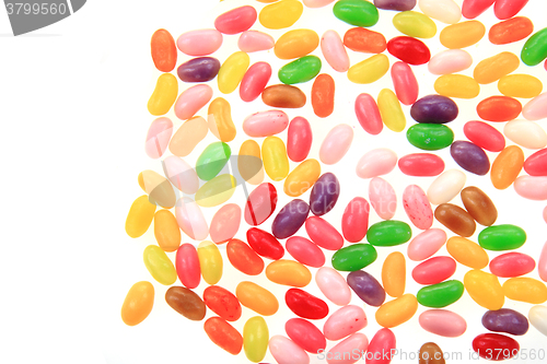 Image of jelly beans isolated