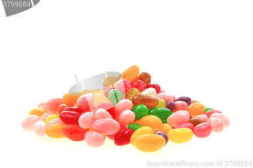 Image of jelly beans isolated