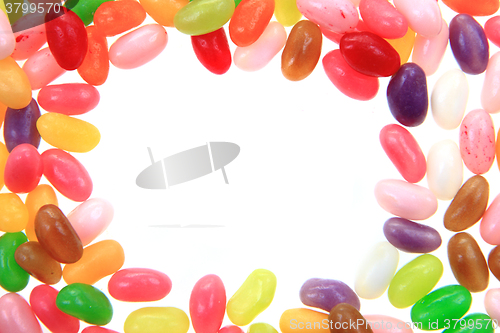 Image of jelly beans isolated