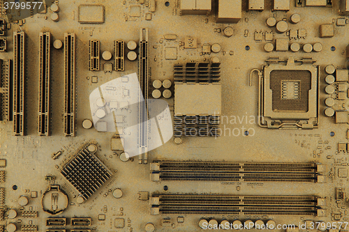 Image of computer motherboard texture
