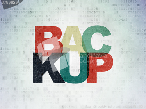 Image of Programming concept: Backup on Digital Paper background