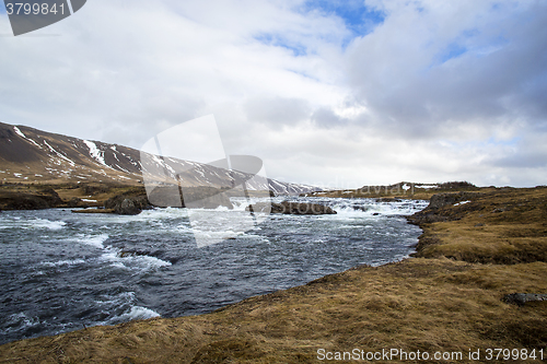 Image of River at the countryside of West Iceland