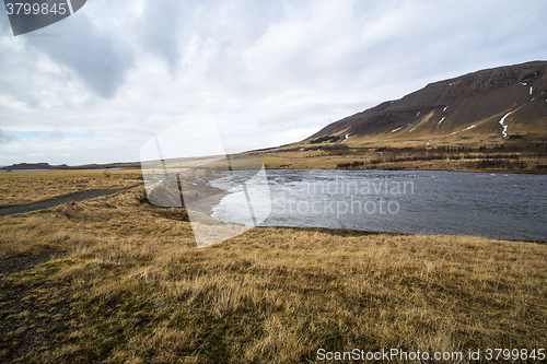 Image of River at the countryside of West Iceland