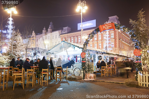 Image of Advent illumination on Jelacic Square