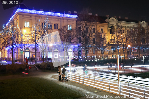 Image of Ice skating in King Tomislav Park