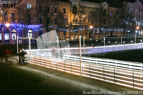 Image of Ice skating in Zagreb city