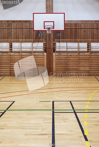 Image of Retro indoor basketbakk hoop