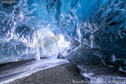 Image of Amazing glacial cave