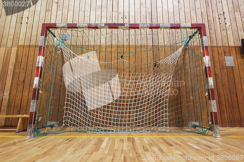 Image of Retro indoor soccer goal