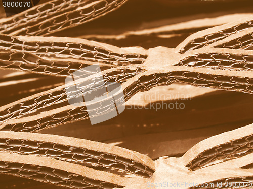 Image of  Corrugated cardboard vintage