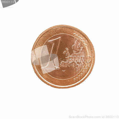Image of  One Euro coin vintage