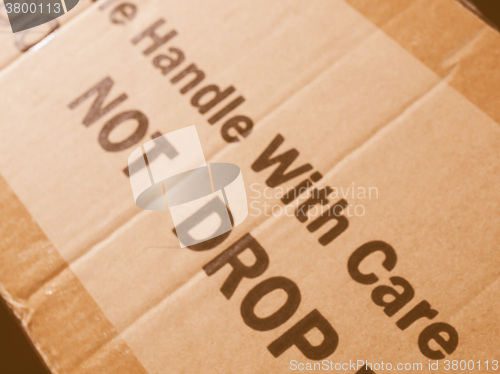 Image of  Corrugated cardboard vintage