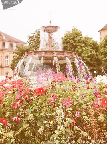 Image of Schlossplatz (Castle square) Stuttgart vintage