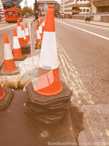 Image of  Traffic cone vintage