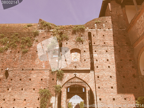 Image of Castello Sforzesco, Milan vintage