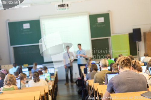 Image of Informatics workshop at university.