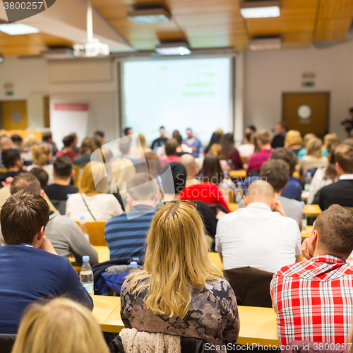 Image of Workshop at university lecture hall.