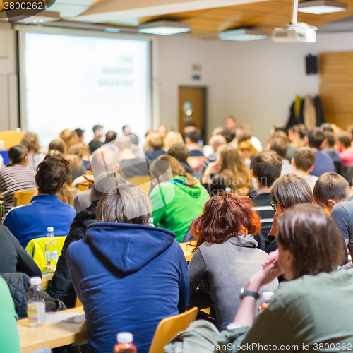 Image of Workshop at university lecture hall.