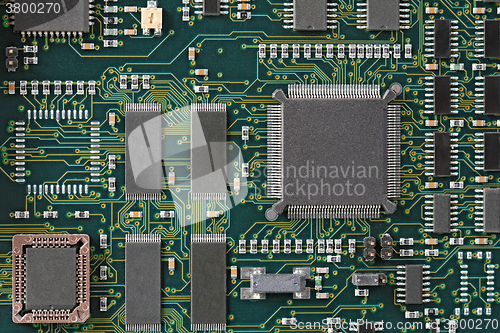Image of Green Circuit board