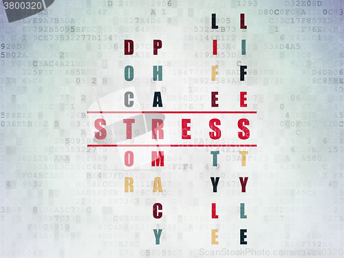 Image of Medicine concept: Stress in Crossword Puzzle