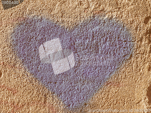 Image of  Heart symbol of love vintage