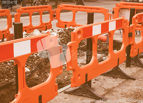 Image of  Street barrier vintage
