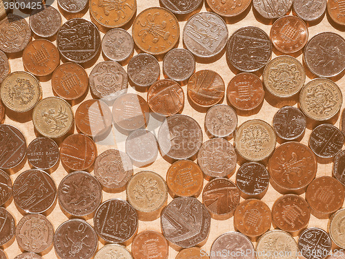 Image of  Pound coins vintage