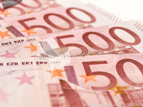 Image of  Euro note vintage