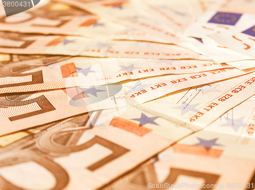 Image of  Euro note vintage
